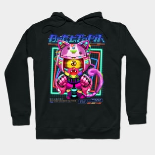 Cyborg Meow Cat BoRGToPiA 003 Hoodie